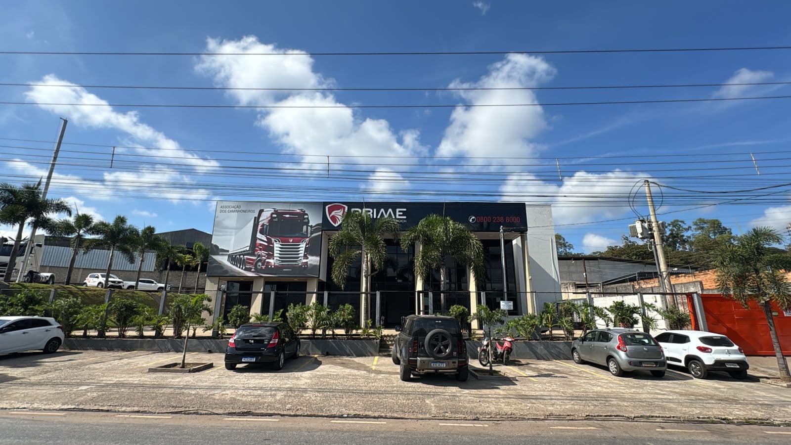 Fachada da Prime Truck
